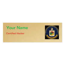 Pirata informático certificado plantillas de tarjetas personales