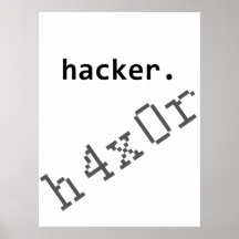 Pirata informático h4x0r posters