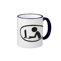 Pirata informático tazas de café