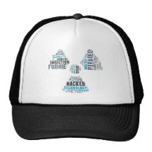 Pirata informático tóxico del Cyberpunk Gorra