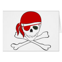 Pirata + Pañuelo rojo Tarjeta