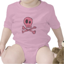 Pirata rosado de la guinga camisetas
