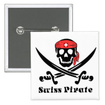 Pirata suizo pin