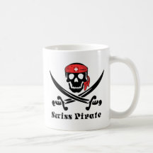 Pirata suizo tazas