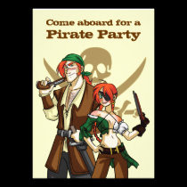 Piratas invitaciones