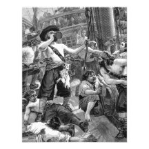 Piratas del vintage que beben y que luchan en la n comunicados