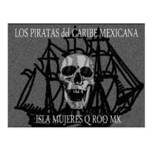 PiratasDelCaribeMexicana Tarjetas Postales