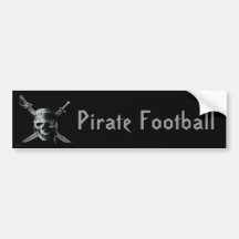 Pirate_by_mo013-741289, fútbol del pirata pegatina de parachoque