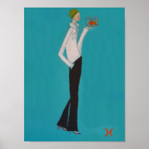 Piscis - impresión - 9" X12 " Posters