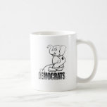 Piss en los demócratas Faded.png Taza De Café