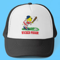 ¡Pissah travieso!! Jugador de béisbol gorras