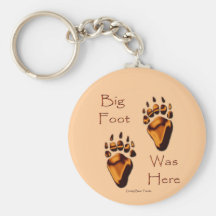 PISTAS DEL OSO GRIZZLY LLAVEROS PERSONALIZADOS