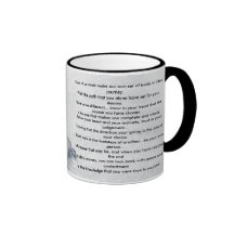 Pistas frescas de los regalos inspirados taza