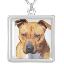 Pitbull Terrier Pendientes