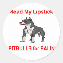 Pitbulls para Palin, Sarah Palin Pegatinas