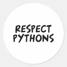 Pitones del respecto etiqueta