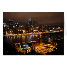 Pittsburgh céntrica tarjeta