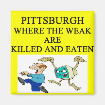 PITTSBURGH IMÁN DE FRIGORÍFICO