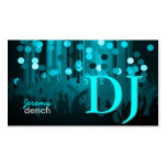 PixDezines DJ retro+pasillo de danza Tarjetas Personales