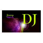 PixDezines DJ retro+tejas del disco Tarjetas De Visita