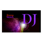 PixDezines DJ retro+tejas del disco Tarjetas De Visita