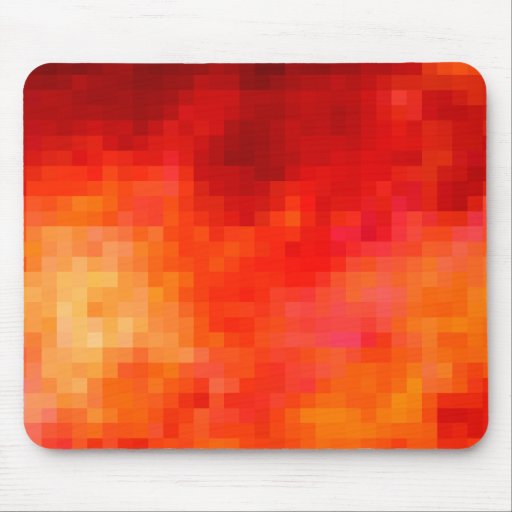 Pixelation rojo alfombrilla de raton