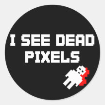 Pixeles muertos de Sarah Marshall Etiqueta