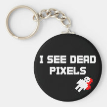 Pixeles muertos de Sarah Marshall Llaveros Personalizados