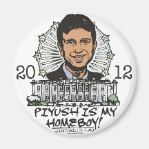 Piyush es mi engranaje del Homeboy 2012 Imanes Para Frigoríficos