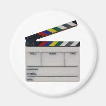 Pizarra del cineasta de la película de la tablilla imanes  