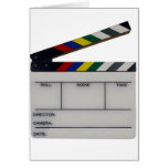 Pizarra del cineasta de la película de la tablilla felicitaciones