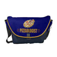 Pizza divertida bolsa messenger