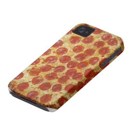 pizza iPhone 4 protectores