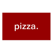 Pizza Tarjeta De Visita