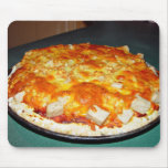 pizza vegetariana con las habas, pedazos del nutol tapete de raton