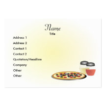 Pizzería de Russo Rosa Tarjetas De Visita