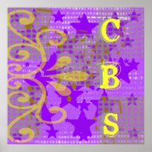 Placa conocida o inicial posters