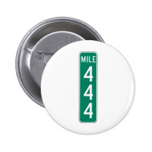 Placa de calle de la milla 444 pins