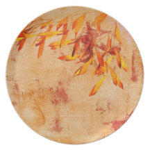 placa de cena del otoño de la acción de gracias platos para fiestas