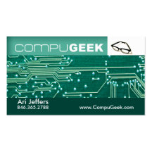 Placa de circuito de la tecnología del friki del t plantilla de tarjeta personal