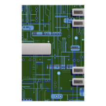 Placa de circuito papeleria personalizada