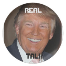 PLACA DE DONALD TRUMP PLATO DE COMIDA
