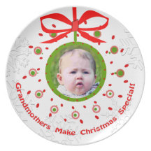 Placa de la melamina de la abuela de encargo del n platos para fiestas