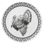 Placa de la melamina de Turquía de la acción de gr Plato