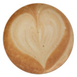 Placa de los amantes del café platos
