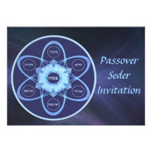 Placa de Seder Invitacion Personalizada