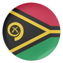 Placa de Vanuatu Plato Para Fiesta