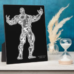 Placa del Bodybuilder del cromo