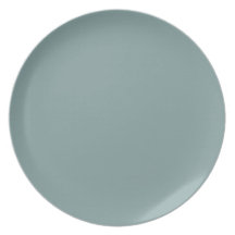 Placa del gris del granny smith plato