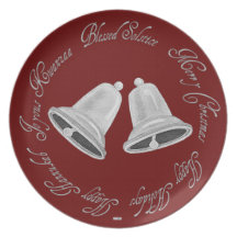 Placa estacional de plata de Belces Plato Para Fiesta